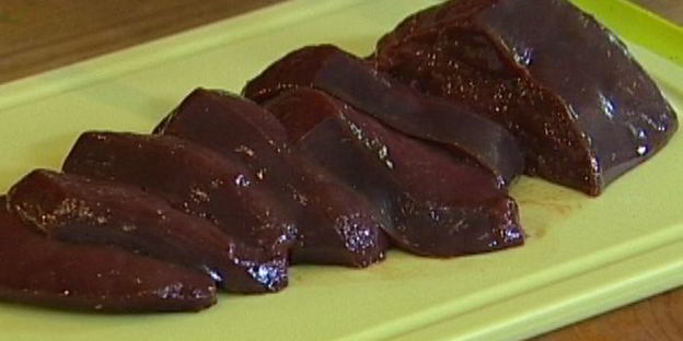 говяжья печень по-венециански