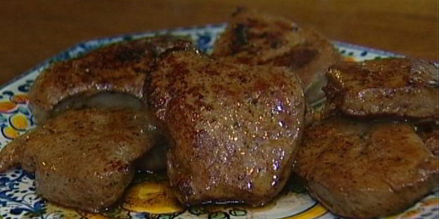 говяжья печень по-венециански