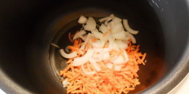 говяжья печень с картофелем в мультиварке