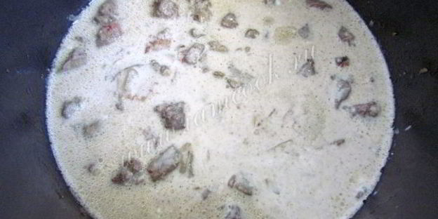 говяжья печень тушеная в мультиварке