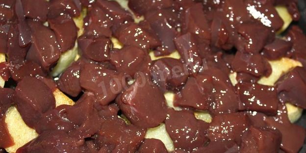 говяжья печень в духовке со сметаной