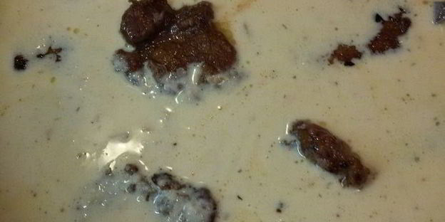 говяжья печень в сметанном соусе