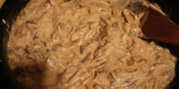 говяжья печень в соусе порто