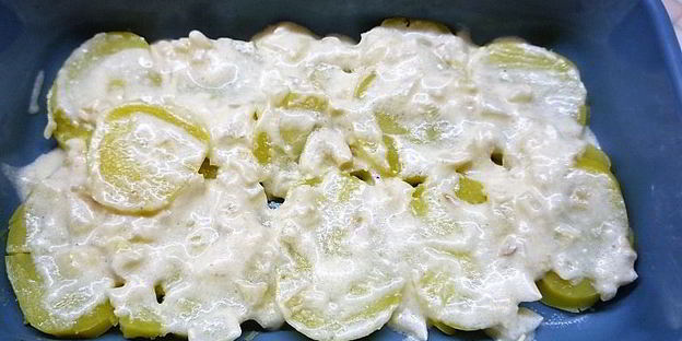 гратен с печенью индейки