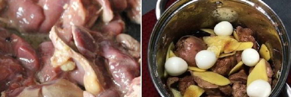 Куриная печень по-японски