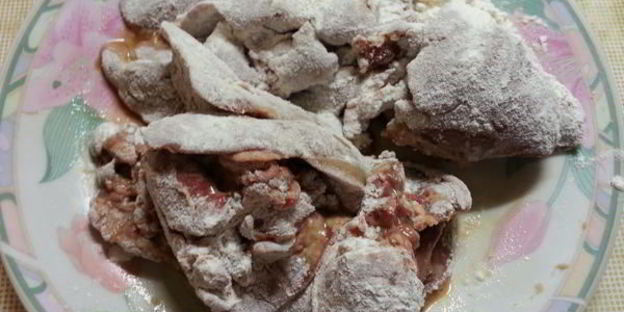 куриная печень под шапкой