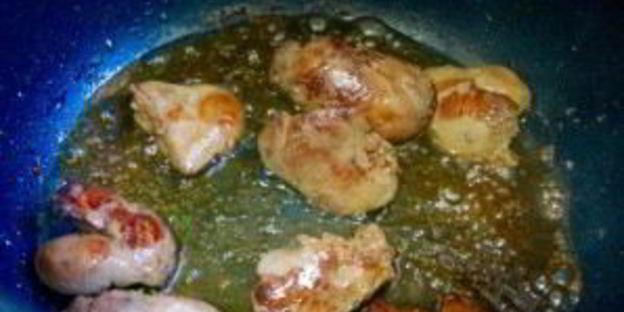 куриная печень с морковью