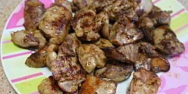 куриная печень с морковью