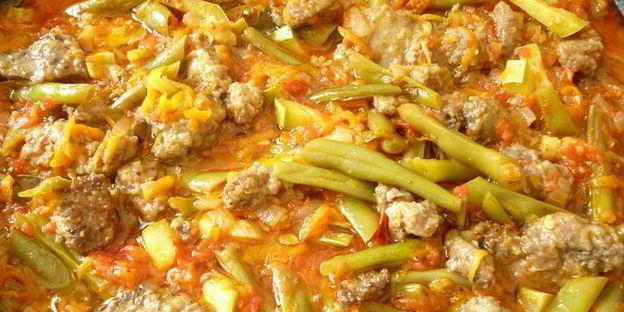 куриная печень с овощами в кисло-сладком соусе