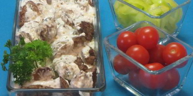 куриная печень со сливочно-горчичным соусом