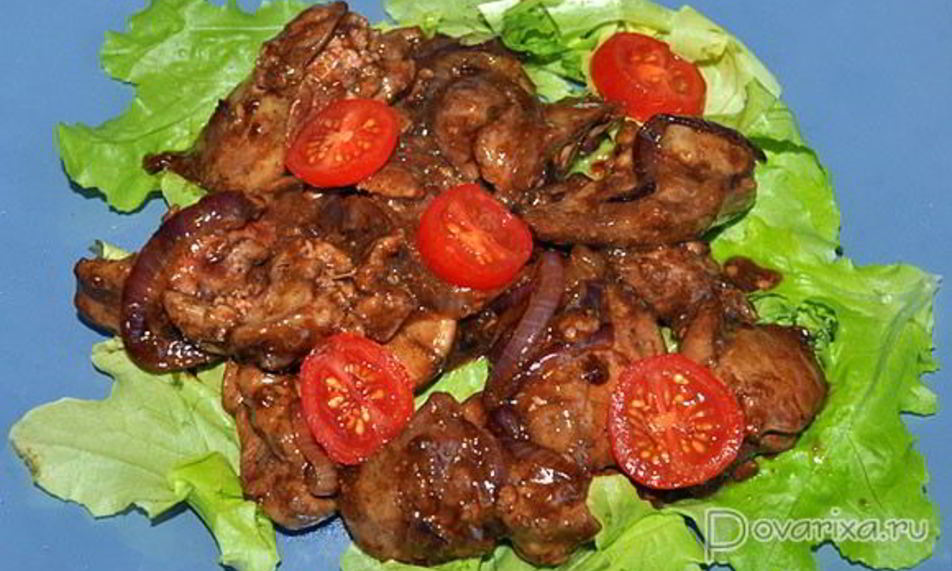 Рецепт куриной печени терияки