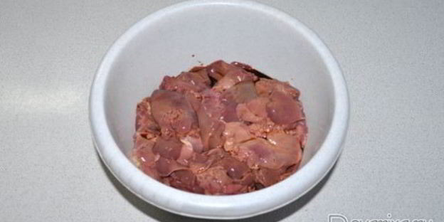 куриная печень терияки