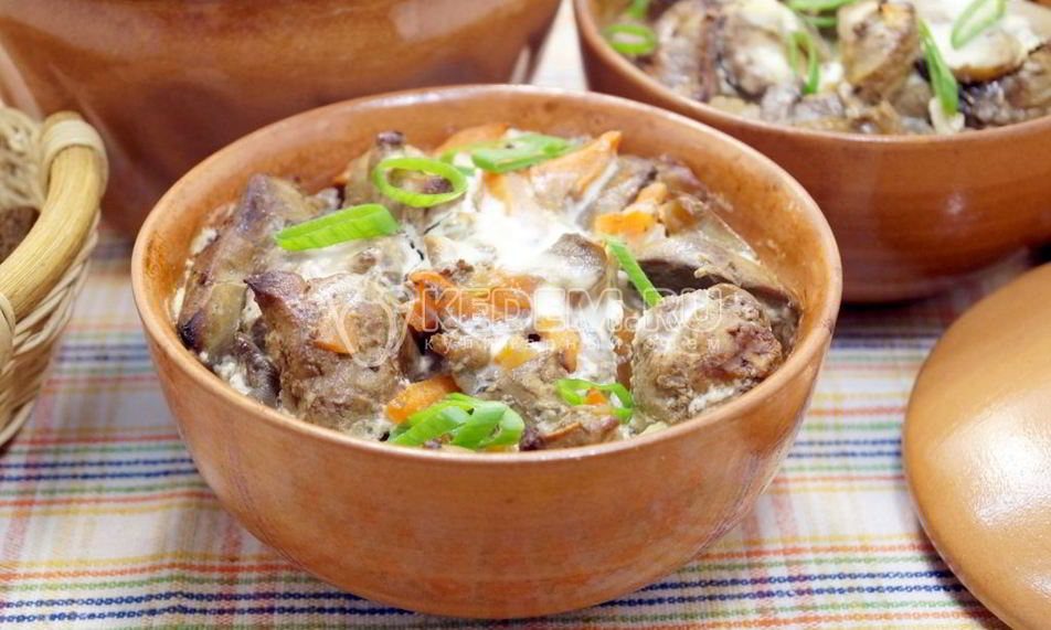 Рецепт куриной печени в духовке