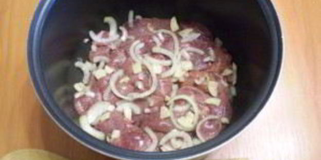 куриная печень в сливках в мультиварке