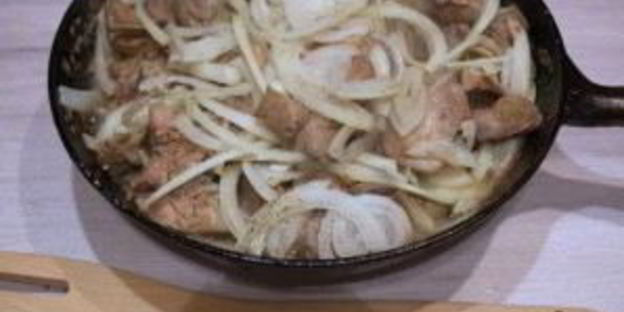 куриная печень в сливках