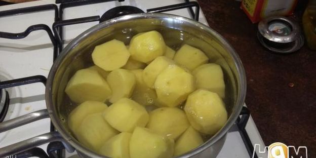 куриная печень в соусе терияки с имбирным пюре