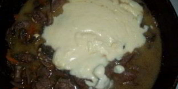 куриная печень в соусе