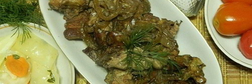 Куриная печень, запеченная в фольге