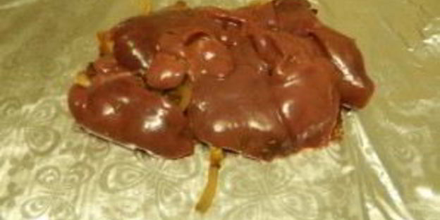 куриная печень, запеченная в фольге