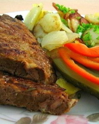 Отбивные из печени