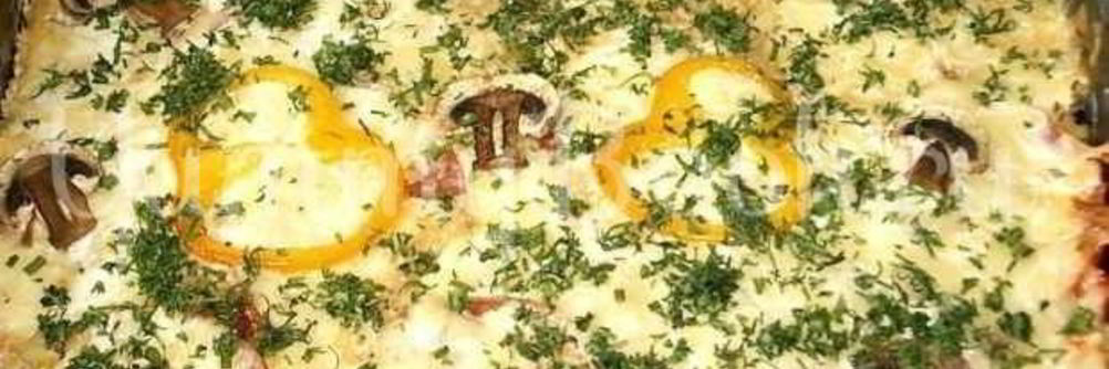 Печень говяжья с овощами