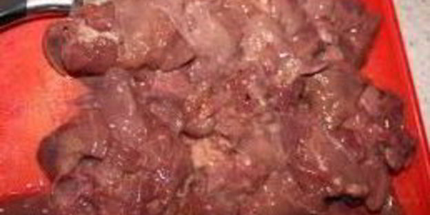 печень говяжья тушеная с грибами