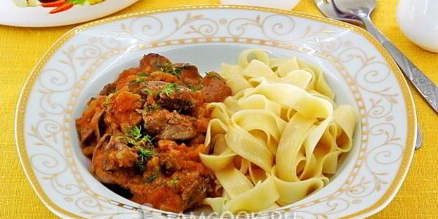 печень куриная в яблочном соусе в микроволновке