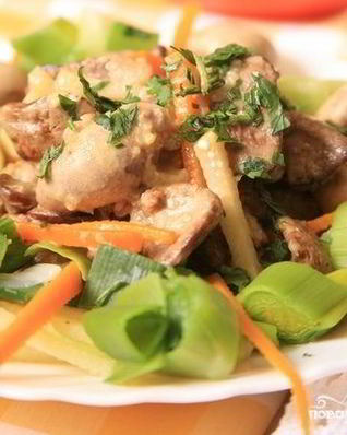 Печень по-итальянски