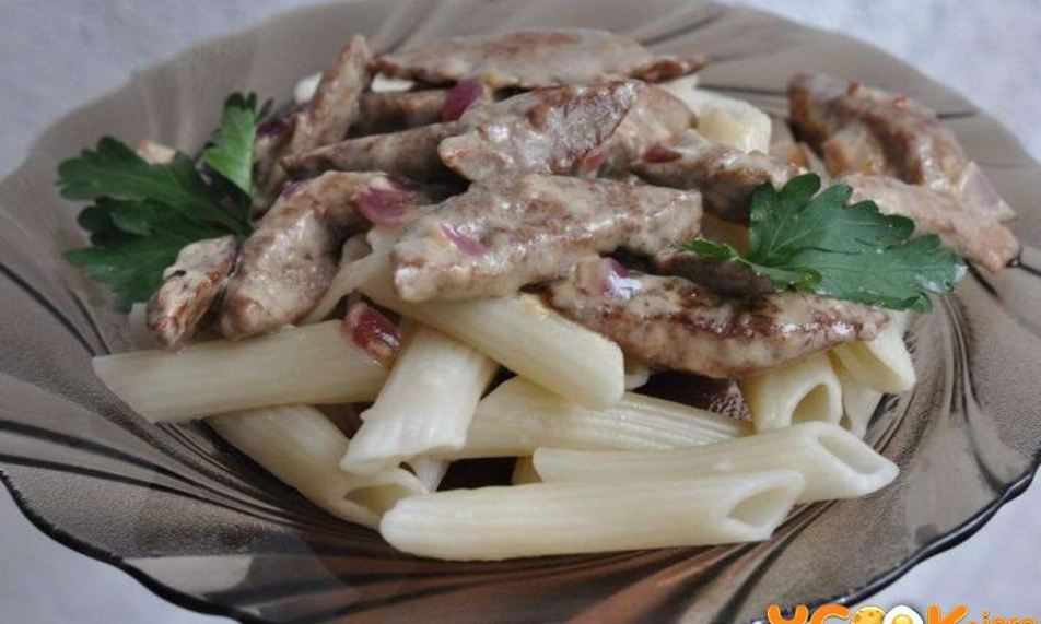 Рецепт печени по-строгановски