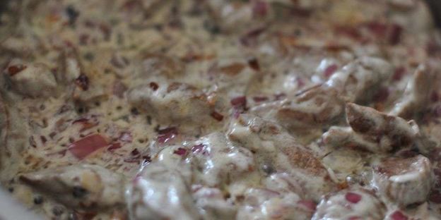 печень по-строгановски