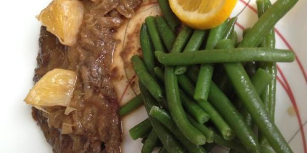 печень с апельсинами