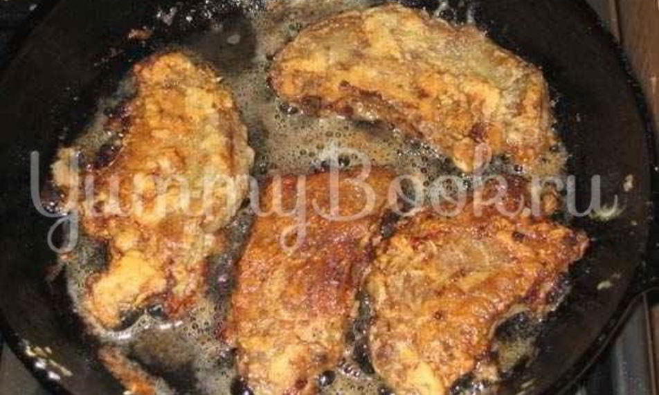 Рецепт печени свинины жареная