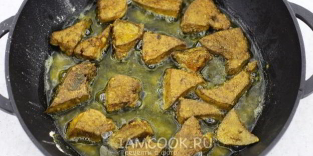 печень в лимонном желе