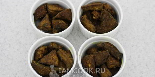 печень в лимонном желе