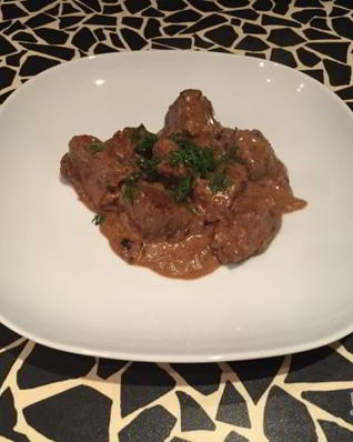 Печень в мультиварке со сметаной