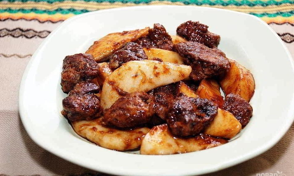 Рецепт печенки куриной