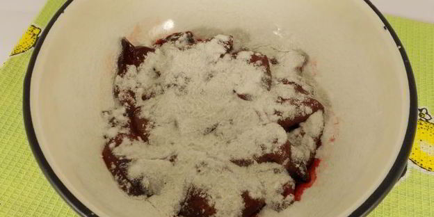 свиная печень в томатно-соевом соусе