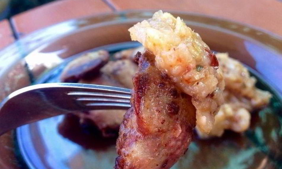 Рецепт жареной куриной печени с грушевым чатни