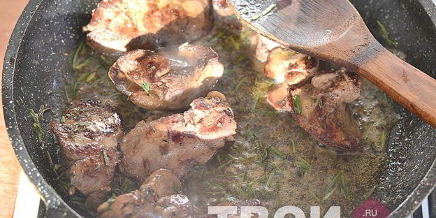 жареная куриная печень