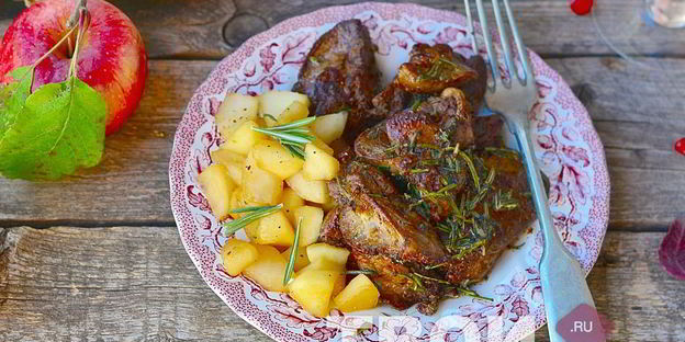 жареная куриная печень