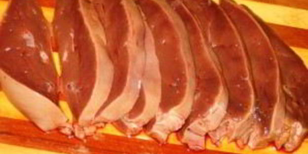 жареная печень дикой козы