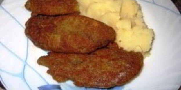 жареная печень дикой козы