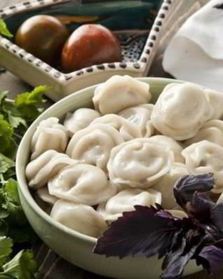 Диетические пельмени с индейкой