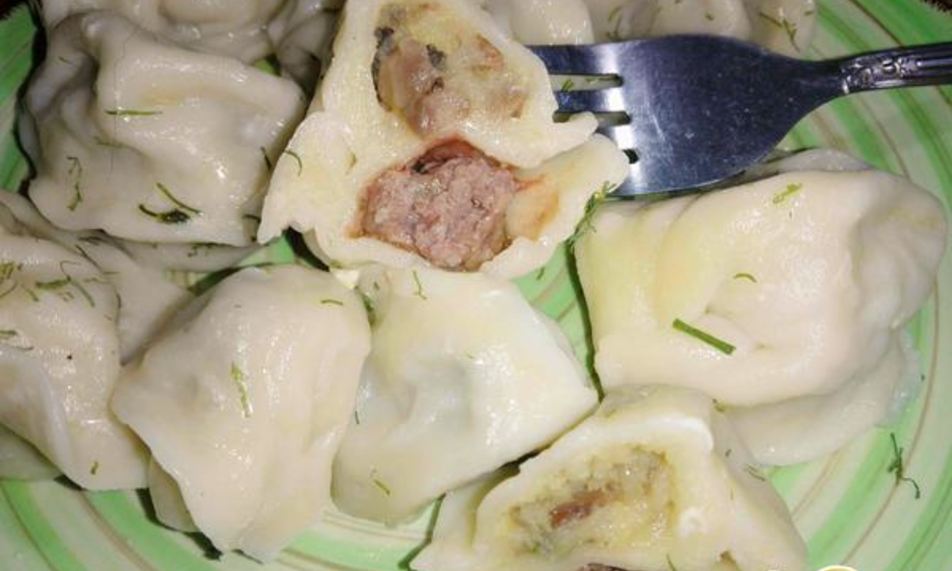 Рецепт двулепных пельменей