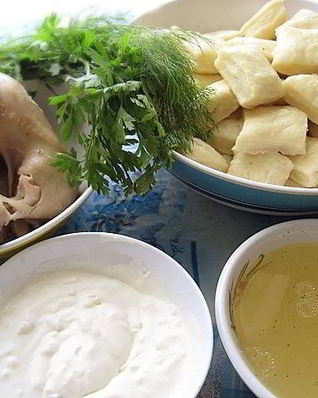 Хинкали на кефире