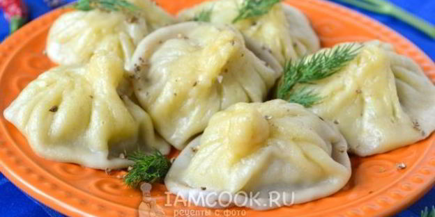 хинкали в мультиварке на пару