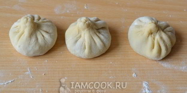 хинкали в мультиварке на пару