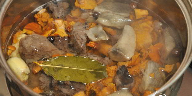 кундюмы — постные пельмени с грибной начинкой