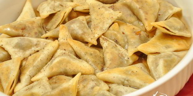 кундюмы — постные пельмени с грибной начинкой