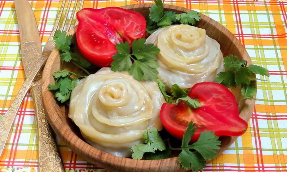 Рецепт ленивых пельменей розочки